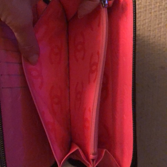 Chanel black quilted lamb skin leather Cambon organizer wallet - Picture 4 of 7